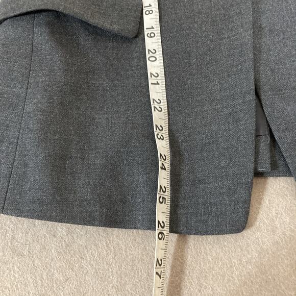 J.Crew Regent Wool Blazer Women’s Sz 6 Gray B0323 Work Career Business Preppy - Picture 7 of 9